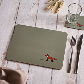 Woodland Collection Placemats, Mixed Set Of Four, 7 of 9