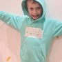 Planet Protector Slogan Child's Hooded Sweater, thumbnail 1 of 2