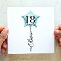 Personalised Balloon 18th Birthday Card, thumbnail 1 of 3