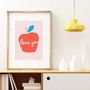 Apple Love You Art Print, thumbnail 1 of 4