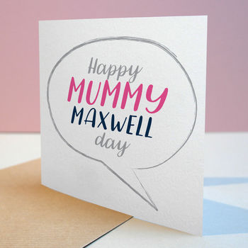 Personalised Happy Mummy Day Card, 2 of 3