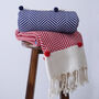 Personalised, Handwoven Christmas Throw Blankets, thumbnail 6 of 8