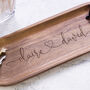 Couples Heart Wooden Concierge Tray, thumbnail 3 of 4
