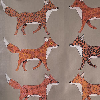 Red Foxes 100% Cotton Tea Towel, 6 of 7