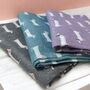 Sausage Dog Print Scarf, thumbnail 1 of 7