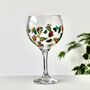 Citrus Hand Painted Gin Glass, thumbnail 1 of 7