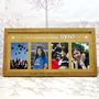 Natural Wood Friends Personalised Photo Frame Gift, thumbnail 2 of 2