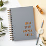 Personalised Copper 'Make Stuff Happen' Notebook, thumbnail 1 of 8