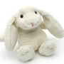 Mini Cream Snuggly Bunny, From Birth, thumbnail 1 of 4