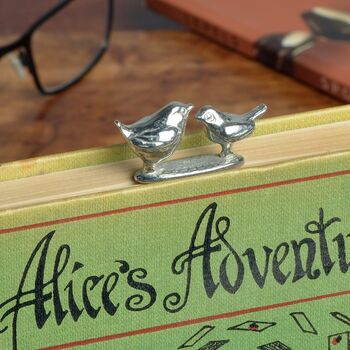 Wren And Robin English Pewter Bookmark Gifts, 3 of 7