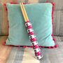 White And Pink Skull Drum Stick Case, thumbnail 3 of 4