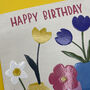 Contemporary 'Happy Birthday' Card, thumbnail 2 of 2