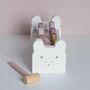 Personalised Wooden Pink Bunny Hammer Bench Toy, thumbnail 8 of 12