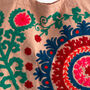Embroidered Cotton Bag In Pale Pink, thumbnail 4 of 4