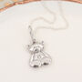 Personalised 'My First Diamond' Teddy Bear Necklace, thumbnail 1 of 4