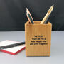 Personalised Bamboo Desk Tidy, thumbnail 1 of 3