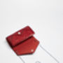 Scarlet Art Deco Embellished Clutch Bag In Red, thumbnail 4 of 4