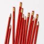 12 Personalised Red Pencils, thumbnail 1 of 3