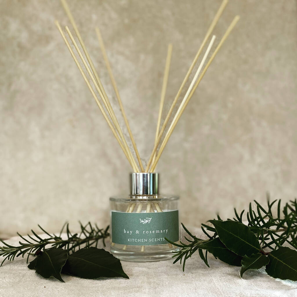 Bay And Rosemary Reed Diffuser By Kitchen Scents