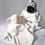 Personalised Animal Baby Comforter, thumbnail 1 of 5