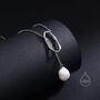 Organic Shape Baroque Pearl Pendant Lariat Necklace, thumbnail 1 of 10