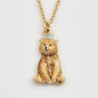Party Bear Gold Chain Necklace, thumbnail 3 of 8