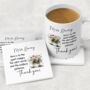 Teacher Thank You Mug – Personalised With Wildflowers And Quote, thumbnail 6 of 9