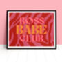 Boss Babe Club Print, thumbnail 1 of 3