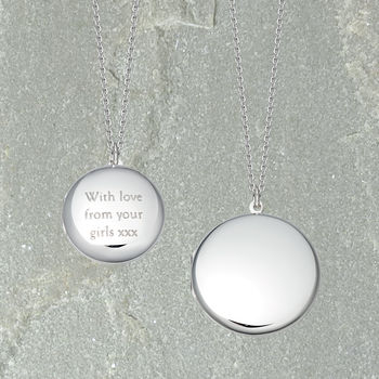 Solid Sterling Silver Round Locket, 10 of 10