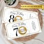 Personalised Birthday Scratch Card, 20th, 30th, 40th, 50th, 60th, 70th, 80th, thumbnail 3 of 8
