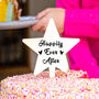'Happily Ever After' Wedding Gold Star Cake Topper, thumbnail 1 of 6