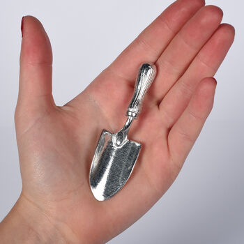 Garden Trowel Pewter Spoon. Ideal Gifts For Gardeners, 2 of 9
