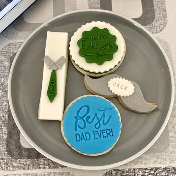 Personalised Father's Day Vanilla Handmade Cookies, 5 of 8