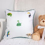 Children's Rainforest Embroidered Nursery Cushion, thumbnail 1 of 8