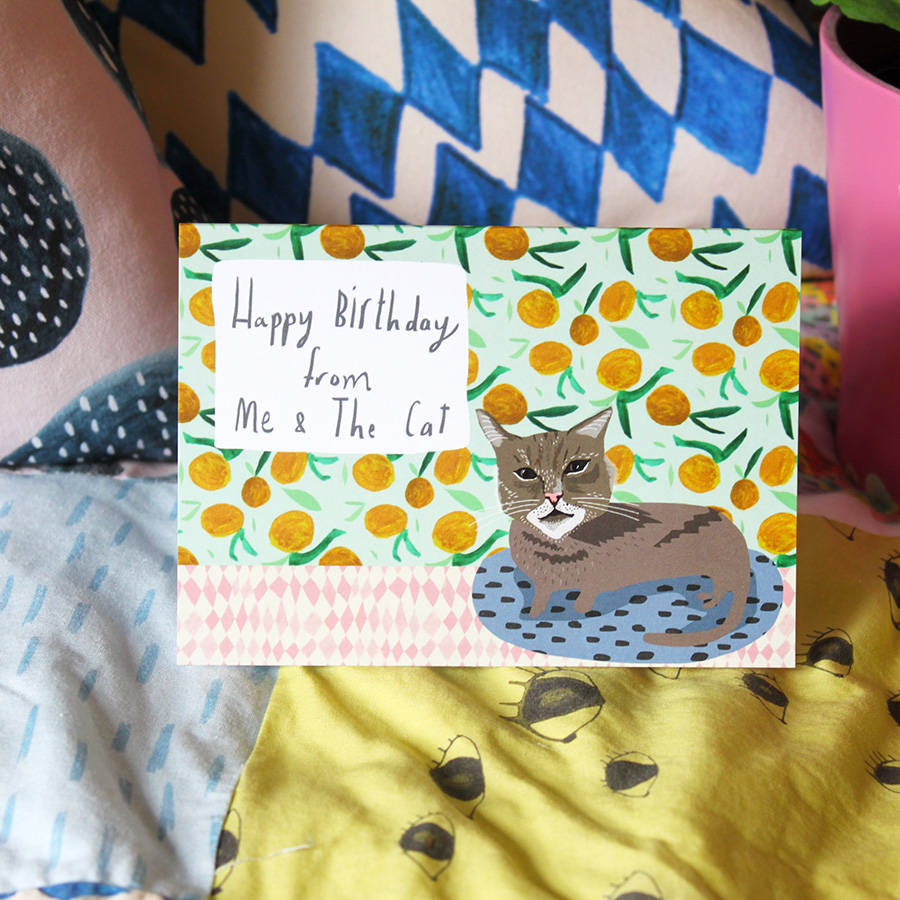 happy birthday from me and the cat by nicola rowlands ...