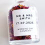 Personalised Wedding Day Confetti Keepsake Bottle, thumbnail 2 of 10