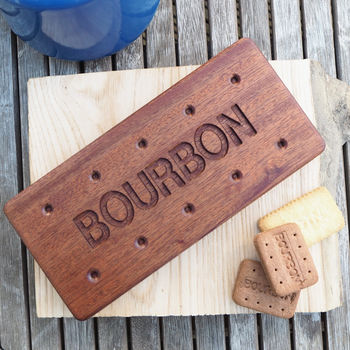 Bourbon Biscuit Giant Wooden Coaster, 2 of 6