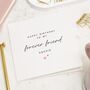 Best Friend Simplistic Birthday Card For Her, thumbnail 1 of 7