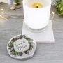 Wreath Scented Christmas Candle With Lid For Couples, thumbnail 1 of 7