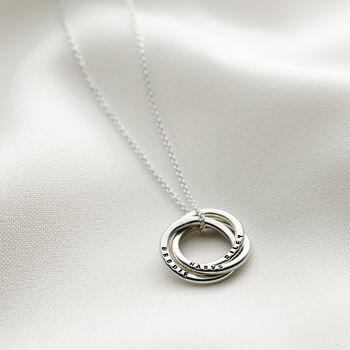 Personalised Russian Ring Necklace, 6 of 12