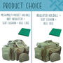 Personalised Insulated Fishing Holdall Set With Foldable Cushion, thumbnail 9 of 11