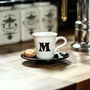 Personalised Espresso Cup And Saucer, thumbnail 1 of 5