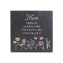 Personalised Wild Flowers Slate Coaster Gift, thumbnail 3 of 3