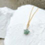Aventurine Star Necklace – Real 18k Gold Plated, thumbnail 4 of 5