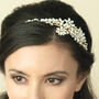Crystal And Pearl Vintage Inspired Bridal Headband, thumbnail 11 of 12