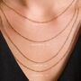 Rose Gold Boyfriend Chain Necklace, thumbnail 3 of 4