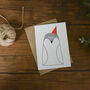 Penguin Illustrated Christmas Card, thumbnail 2 of 4