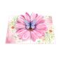 Pop Up 3D Blank Card Pink African Daisy, thumbnail 3 of 4