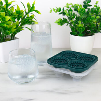 Golf Ball Ice Cube Tray – Create Four Realistic Golf Ball Ice Cubes, 3 of 5