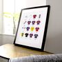 Palace Classic Retro Kits Team Print, thumbnail 2 of 4